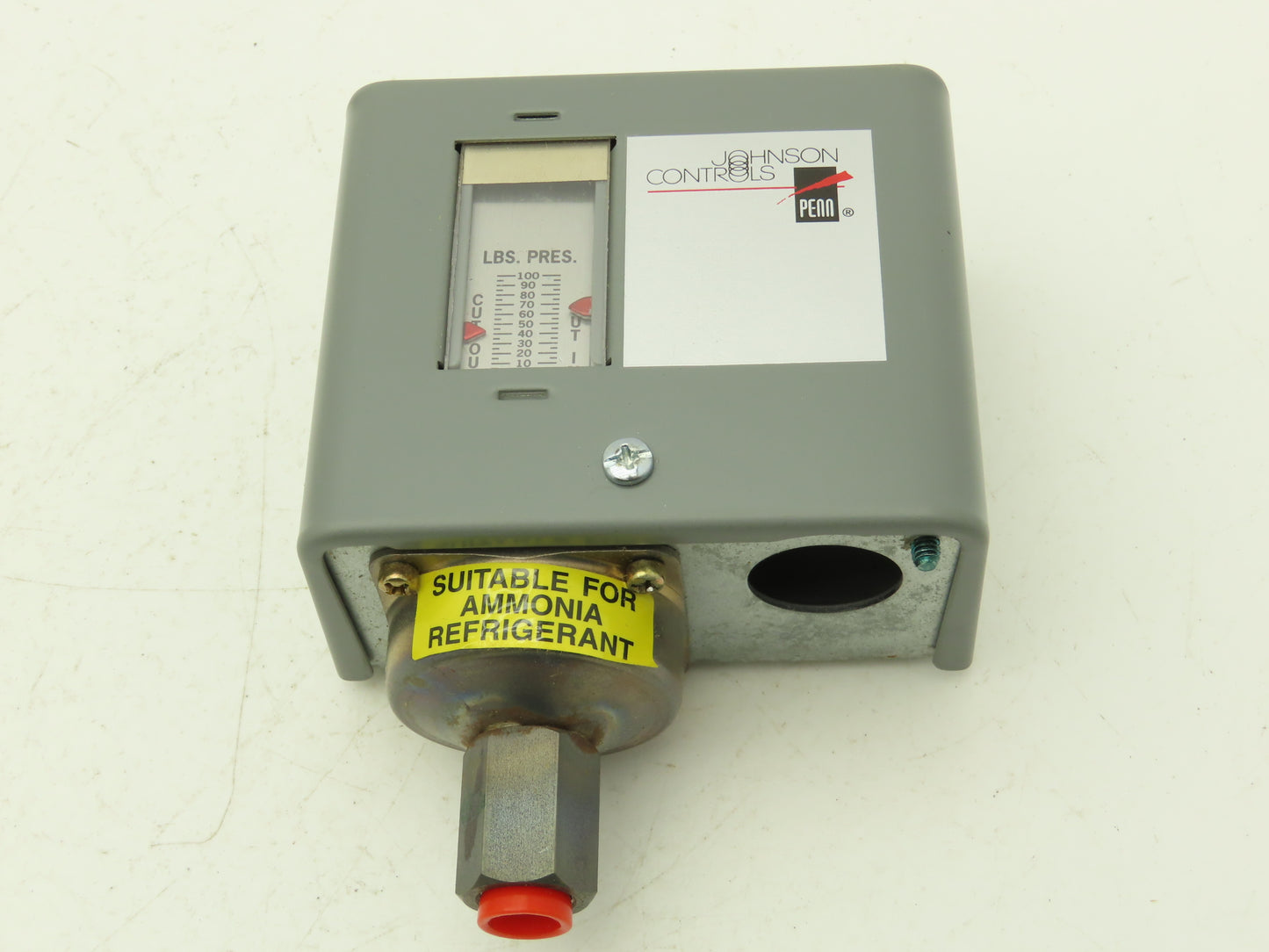 Johnson Controls P70AA-5C Open Low Pressure Control 20" HG 100 PSI 1/4" NPT