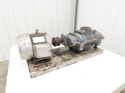Tuthill 3210-92L2-4755  3" Positive Displacement Vacuum Blower Pump 3Hp 230/460V