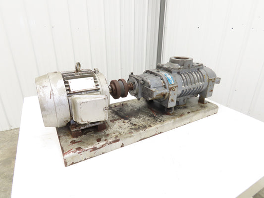 Tuthill 3210-92L2-4755  3" Positive Displacement Vacuum Blower Pump 3Hp 230/460V