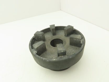 Magnaloy 600 Aluminum Drive Coupling 1-1/2" Set Screw  W/670 Flex Coupling