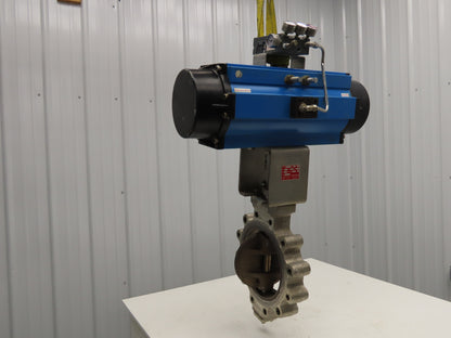 Velan L16-0CP13-DCJA Torqseal 10" Stainless Lug Butterfly Valve w/Rotex Actuator
