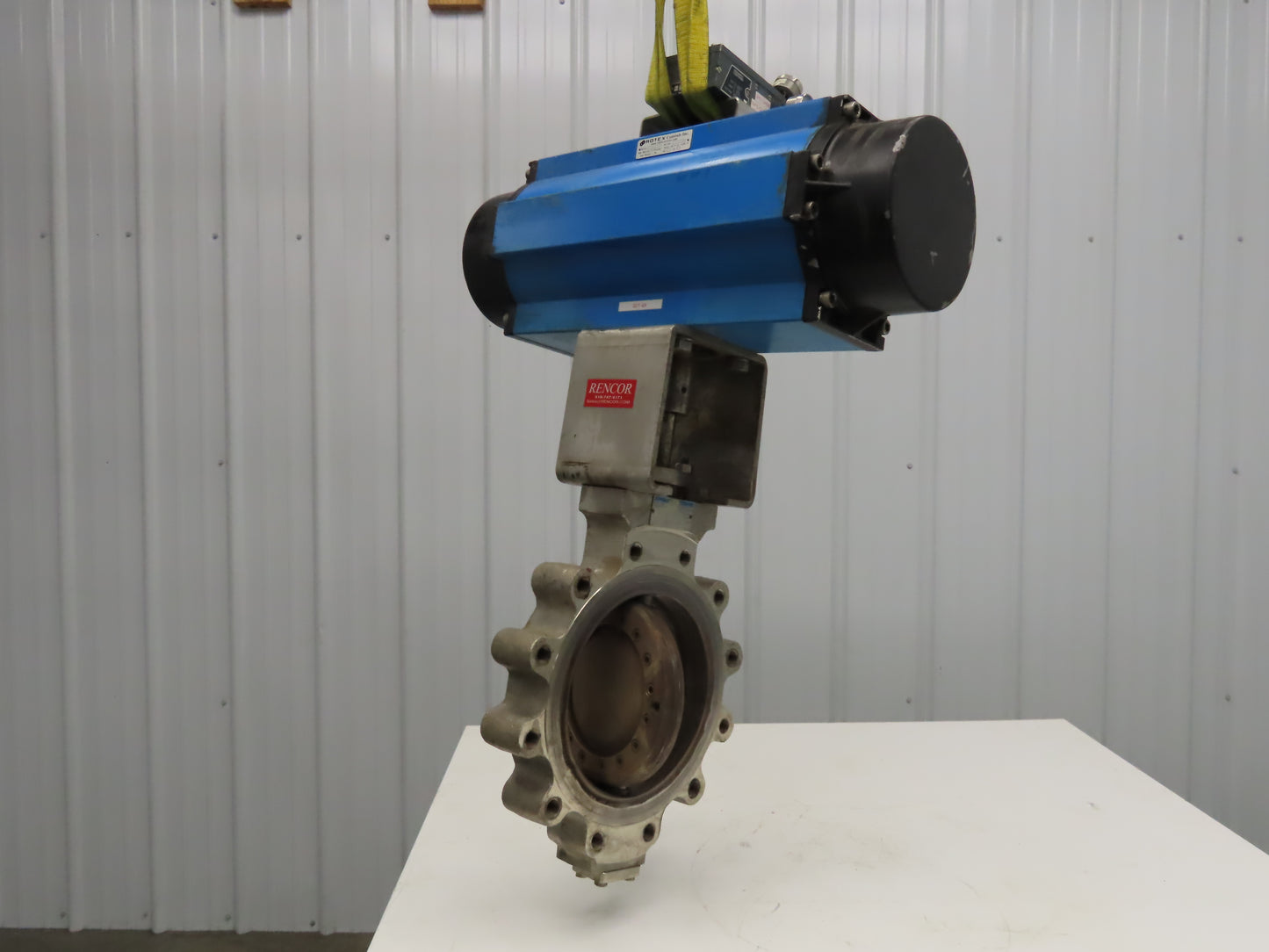 Velan L16-0CP13-DCJA Torqseal 10" Stainless Lug Butterfly Valve w/Rotex Actuator