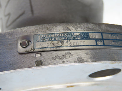 Jamesbury 4" 5150 31 3600TT 316SS Flanged Ball Valve & Pneumatic Actuator ST400B