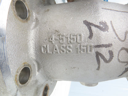 Jamesbury 4" 5150 31 3600TT 316SS Flanged Ball Valve & Pneumatic Actuator ST400B