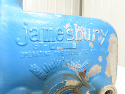 Jamesbury 4" 5150 31 3600TT 316SS Flanged Ball Valve & Pneumatic Actuator ST400B