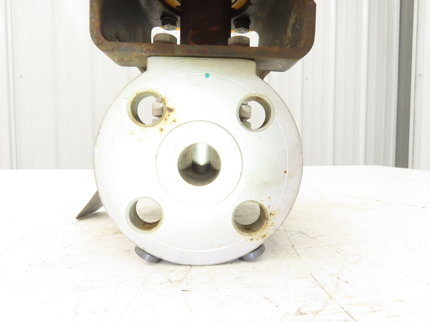 Tufline 0367 1" Flanged 300 Stainless Plug Valve Pneumatic Actuator & Positioner