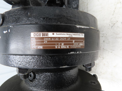 Mitsubishi HG-SR102BG1 AC Servo Gear Motor 1kw 3PH 29:1 Ratio Reducer 69 RPM