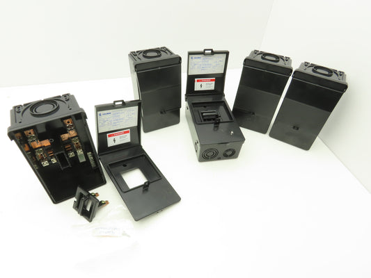 Challenger RPL221 Fusible Disconnect 30A 120/240VAC 2 Pole Rainproof Lot of 5