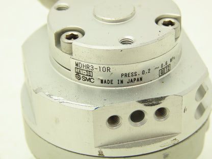 SMC MDHR3-10R-M9N Pneumatic Rotary Air Gripper 3-Finger Double Acting