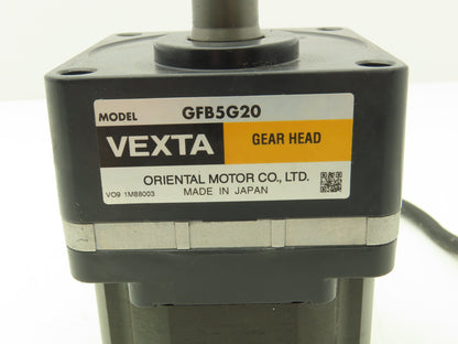 Oriental Motor GFB5G20 Vexta Gearmotor Brushless DC 120W 20:1 Gearhead Reducer