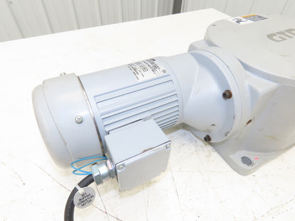 Nissei GTR FSMN-55-900-T040A Gear Motor 900:1 /1.9rpm .4kw 220V 3PH Hollow Shaft
