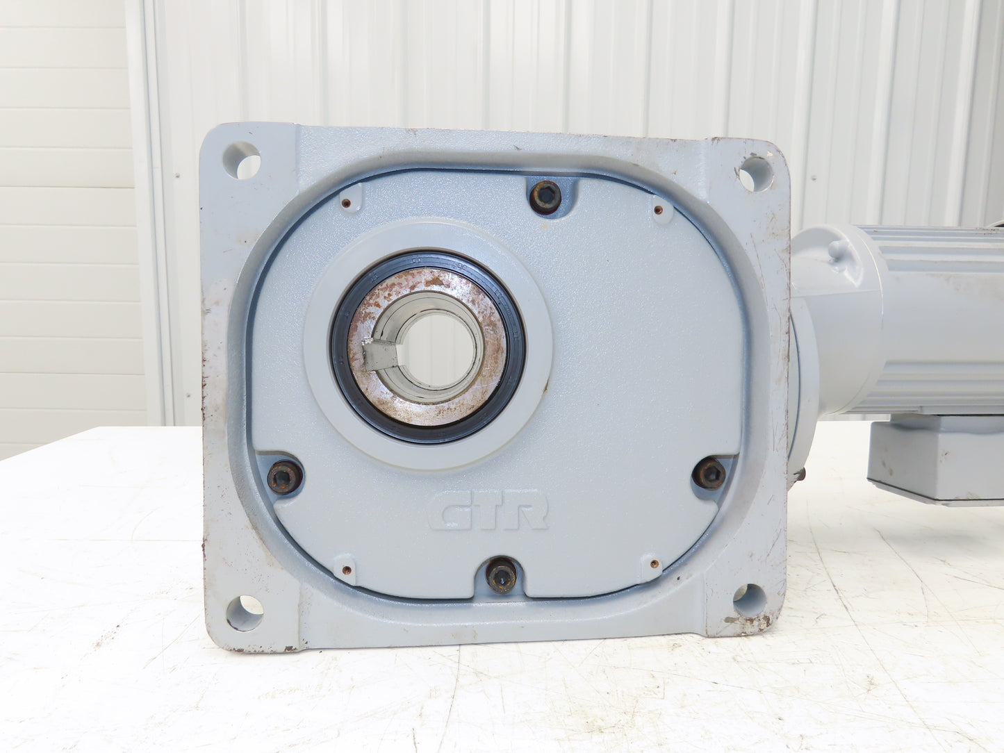 Nissei GTR FSMN-55-900-T040A Gear Motor 900:1 /1.9rpm .4kw 220V 3PH Hollow Shaft