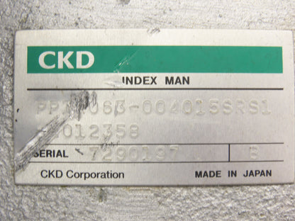 CKD PPIX063-004015SRS1-X012358 Mechanical Indexer Roller Gear Cam Unit