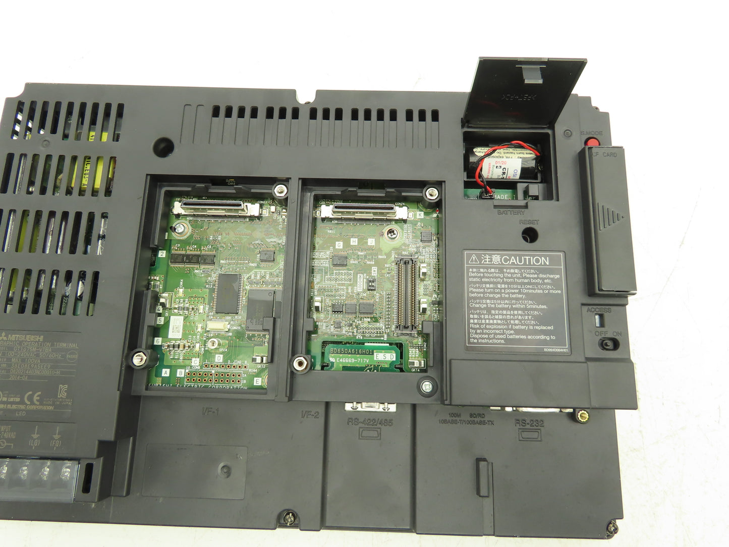 Mitsubishi GT1675M-VTBA 10.4" Color Touch Panel 640x480p 100-240VAC Color LCD