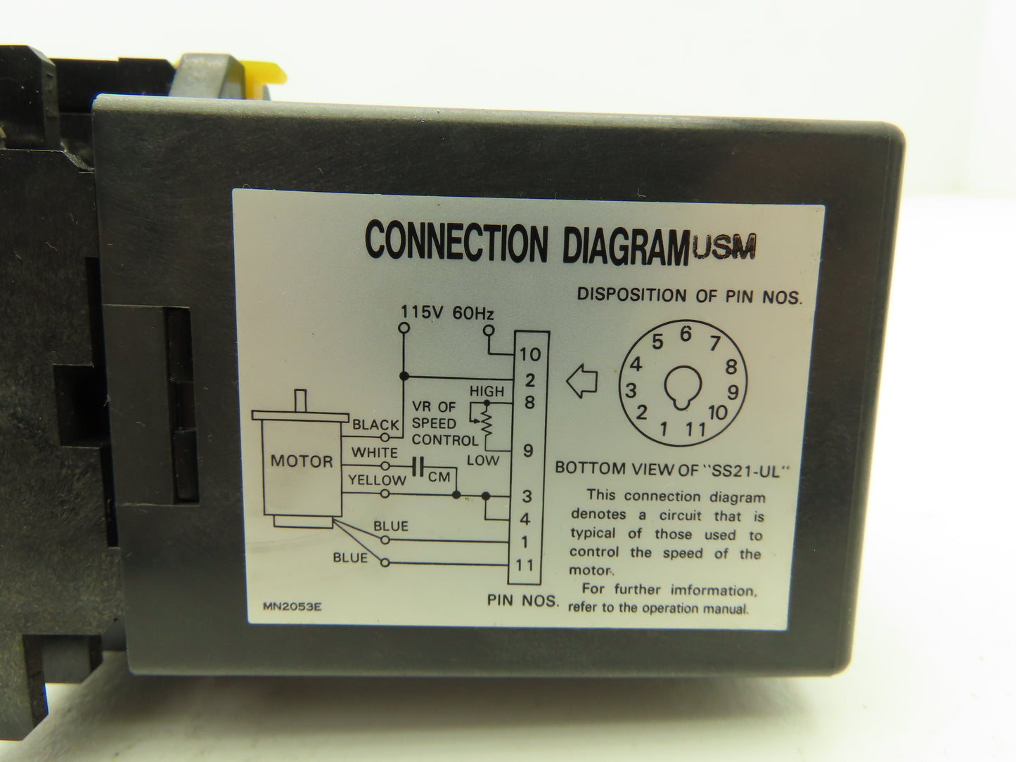 Oriental Motor SS21-UL Electronic Motor Control Pack Relay Socket 115V Lot of 5