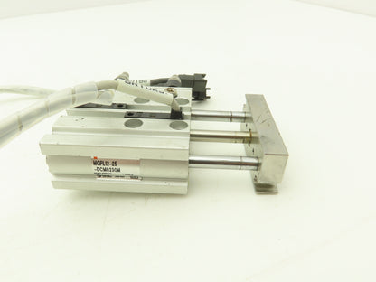 SMC MGPL12-25-DCM8230M Compact Guide Cylinder Ball Brg 12mm Bore W/Sensors