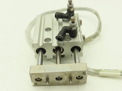 SMC MGPL12-25-DCH3195H Compact Guide Cylinder Ball Brg 12mm Bore W/Sensors