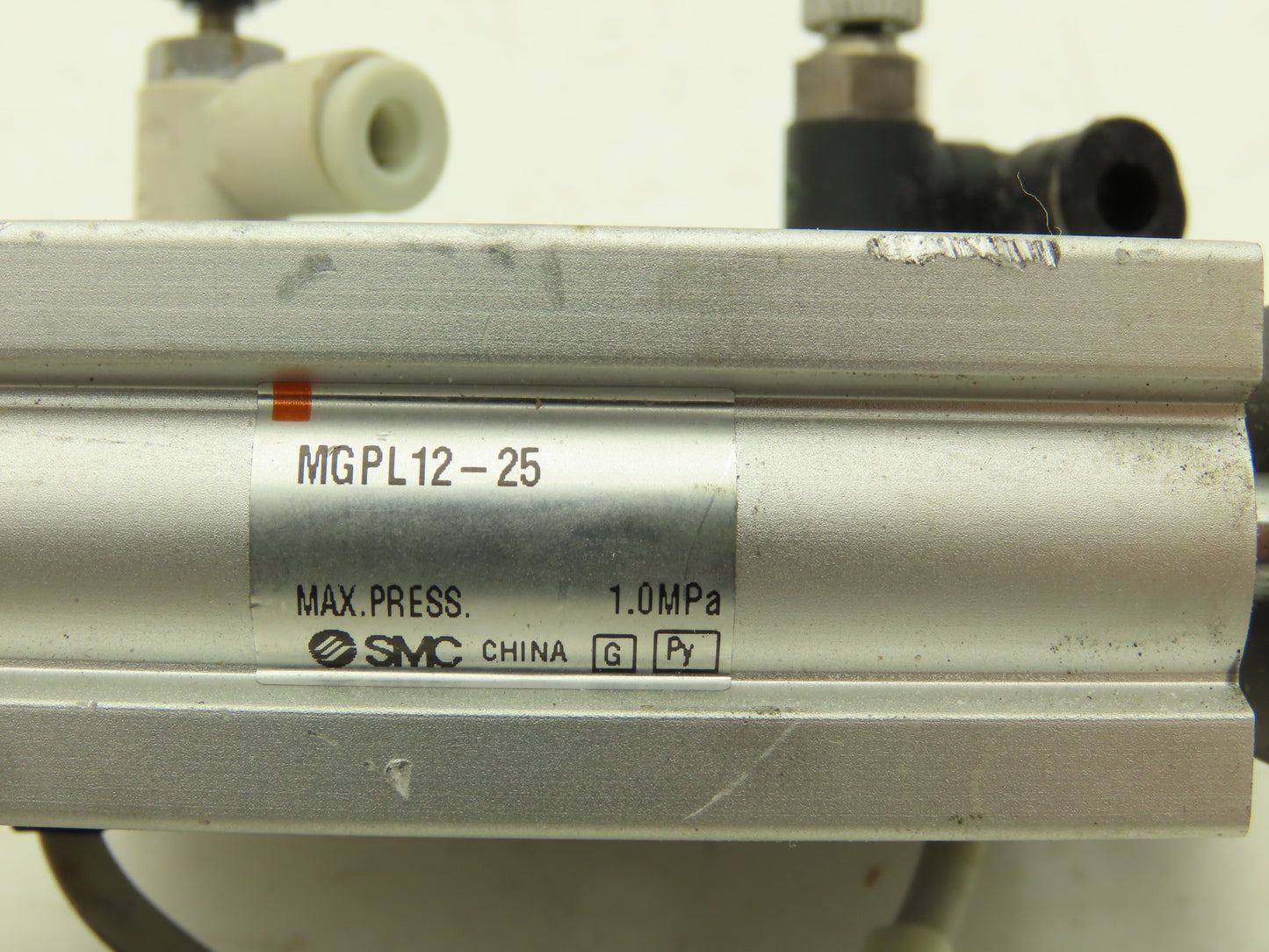 SMC MGPL12-25 Compact Guide Cylinder Ball Brg 12mm Bore W/Sensors