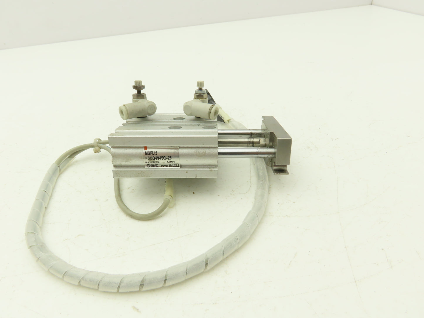 SMC MGPL12-25-DCG4945G-25 Compact Guide Cylinder Ball Brg 12mm Bore W/Sensors