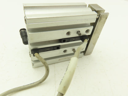 SMC MGPL12-25 Compact Guide Cylinder Ball Brg 12mm Bore W/Sensors