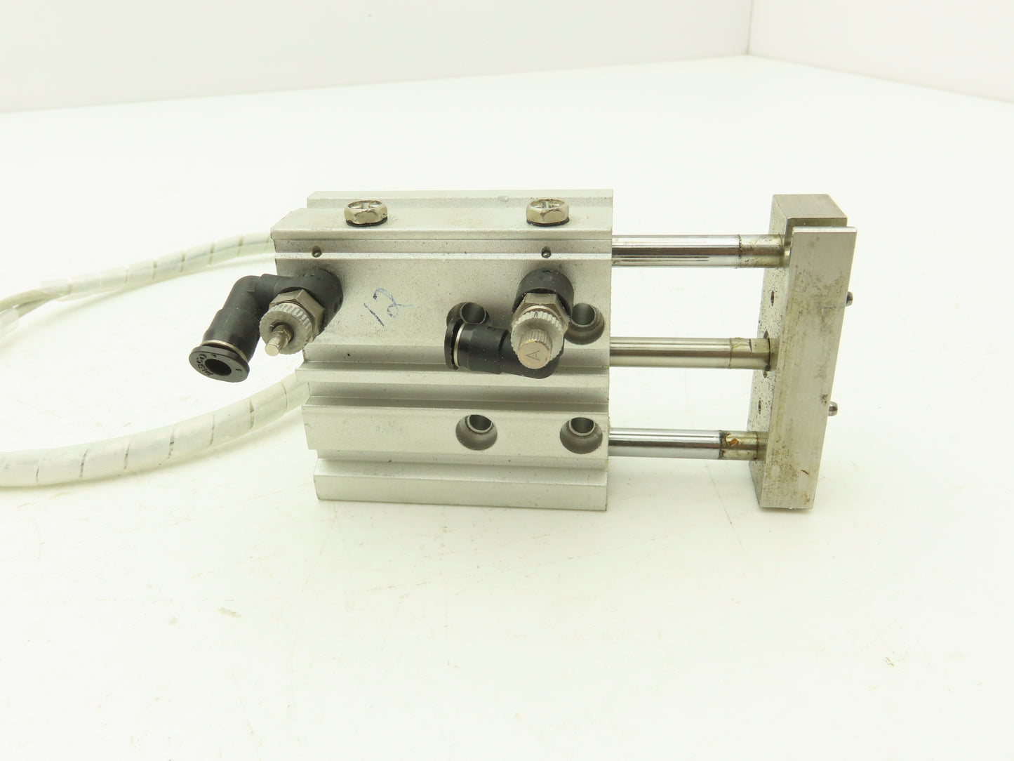 SMC MGPL12-25 Compact Guide Cylinder Ball Brg 12mm Bore W/Sensors