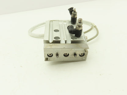 SMC MGPL12-25 Compact Guide Cylinder Ball Brg 12mm Bore W/Sensors