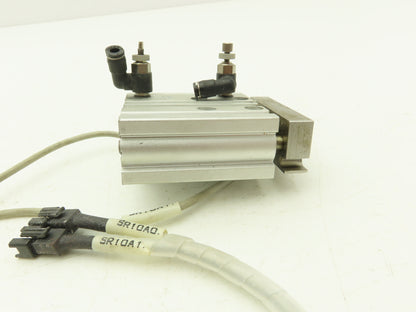 SMC MGPL12-25 Compact Guide Cylinder Ball Brg 12mm Bore W/Sensors