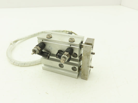 SMC MGPL12-25 Compact Guide Cylinder Ball Brg 12mm Bore W/Sensors