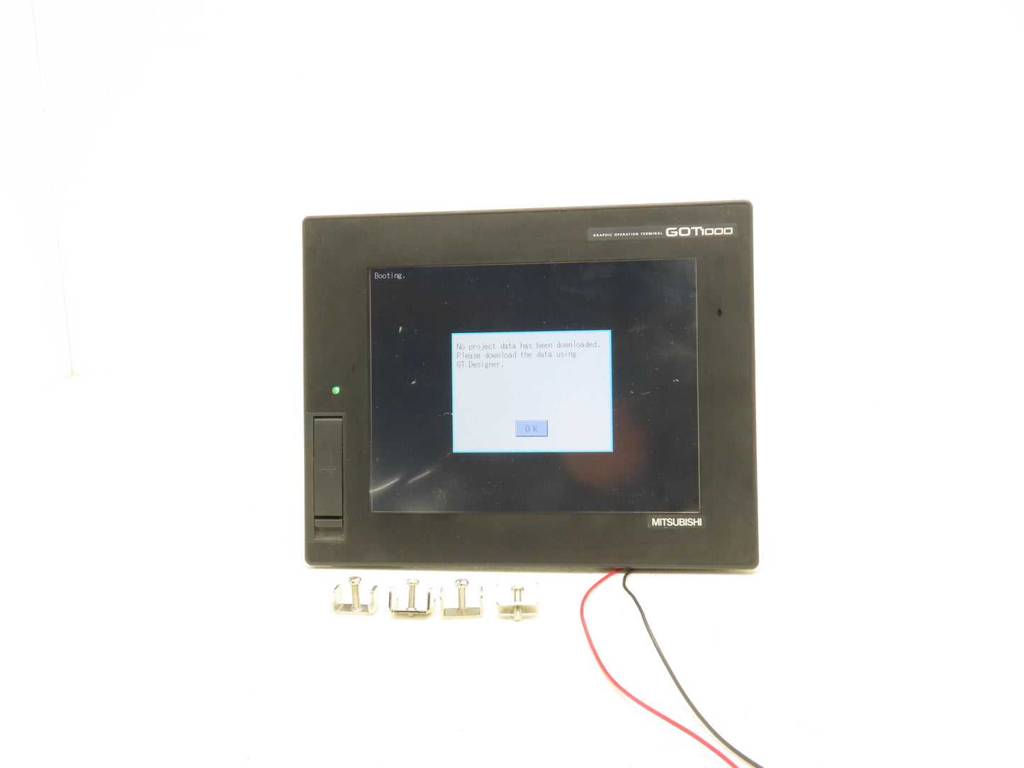 Mitsubishi GT1665M-VTBD 8.4" Color Touch Panel SVGA 800x600p 24VdC Color LCD