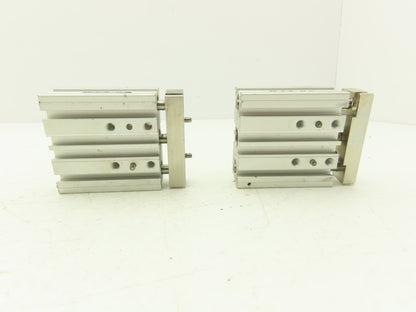 SMC MGPL12-25-DCK2367K Compact Guide Cylinder Ball Brg 12mm Bore Lot of 2
