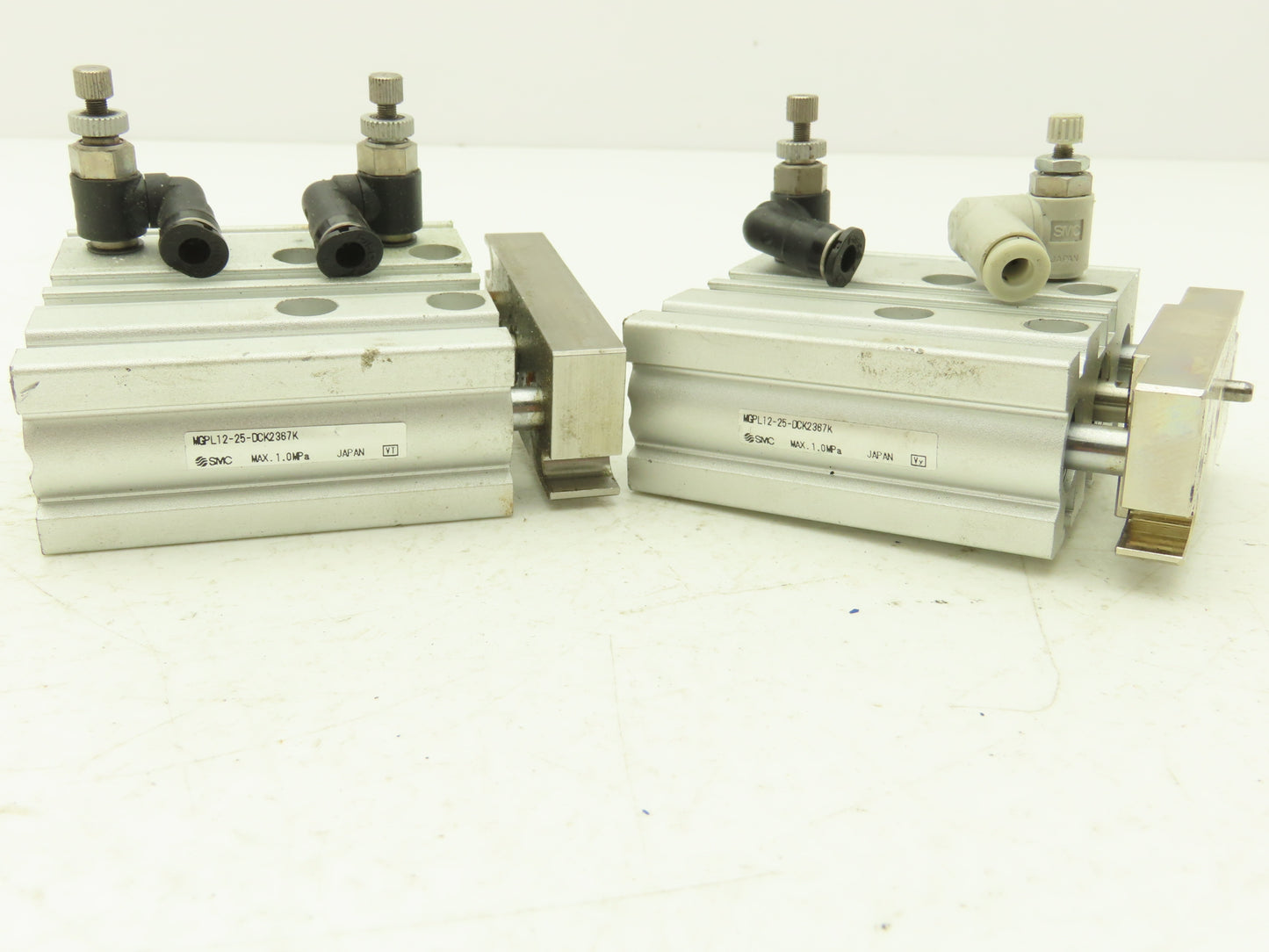 SMC MGPL12-25-DCK2367K Compact Guide Cylinder Ball Brg 12mm Bore Lot of 2