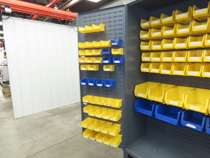 Durham SSC-227-95 Storage Cabinet 14 GA 227 Hook On Bins 60x24x84" Tool Parts