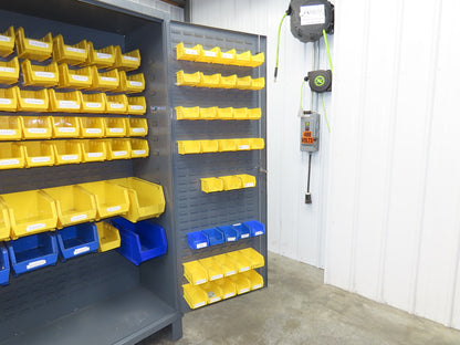 Durham SSC-227-95 Storage Cabinet 14 GA 227 Hook On Bins 60x24x84" Tool Parts