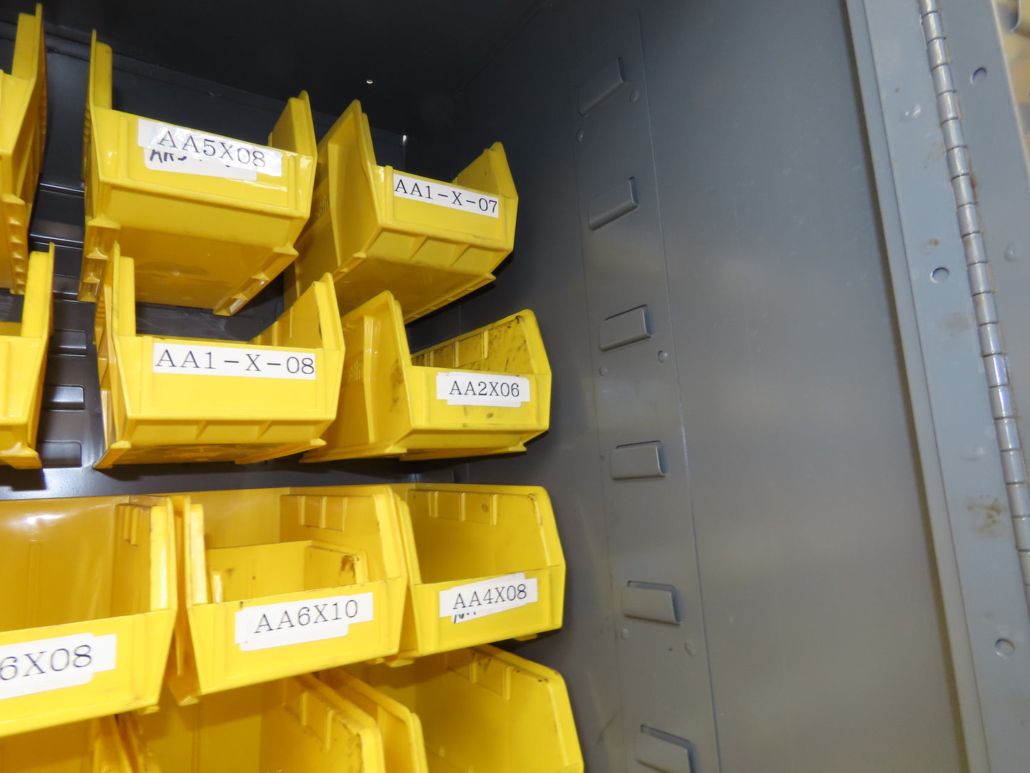 Durham SSC-227-95 Storage Cabinet 14 GA 227 Hook On Bins 60x24x84" Tool Parts