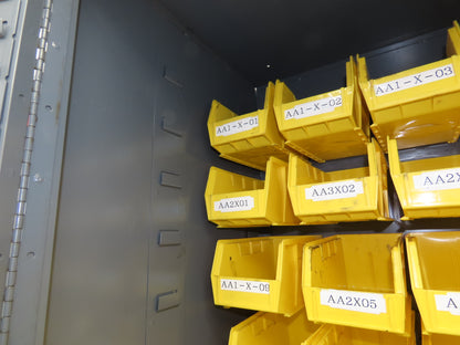 Durham SSC-227-95 Storage Cabinet 14 GA 227 Hook On Bins 60x24x84" Tool Parts