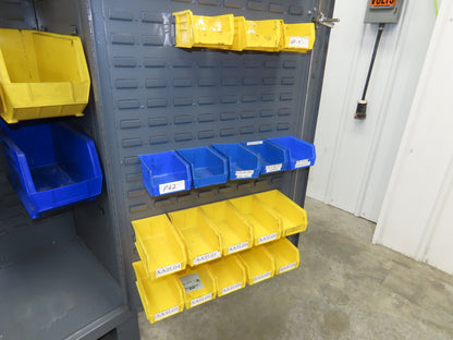 Durham SSC-227-95 Storage Cabinet 14 GA 227 Hook On Bins 60x24x84" Tool Parts