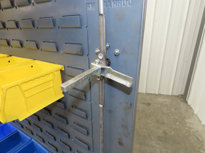 Durham SSC-227-95 Storage Cabinet 14 GA 227 Hook On Bins 60x24x84" Tool Parts