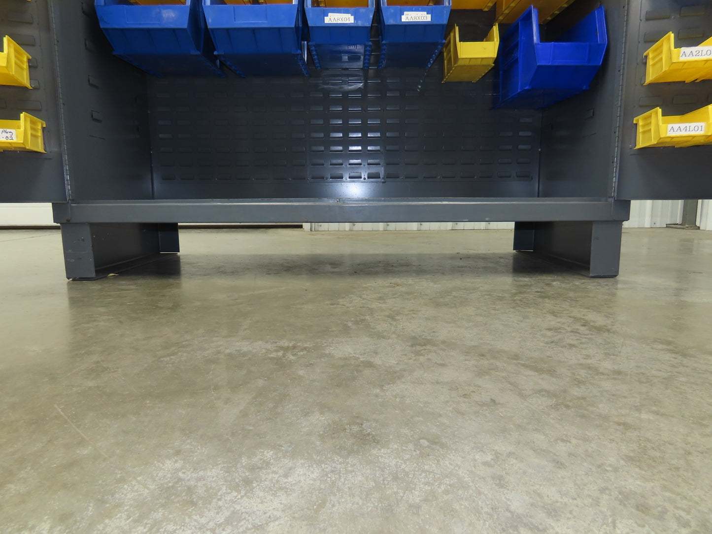 Durham SSC-227-95 Storage Cabinet 14 GA 227 Hook On Bins 60x24x84" Tool Parts