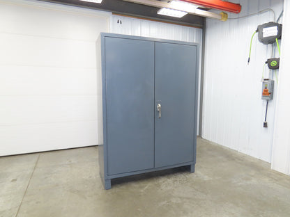 Durham SSC-227-95 Storage Cabinet 14 GA 227 Hook On Bins 60x24x84" Tool Parts