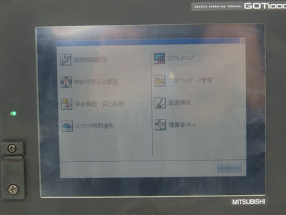 Mitsubishi GT1562-VNBD 8.4" Color Touch Panel VGA 640x480p 24VdC Color LCD HMI