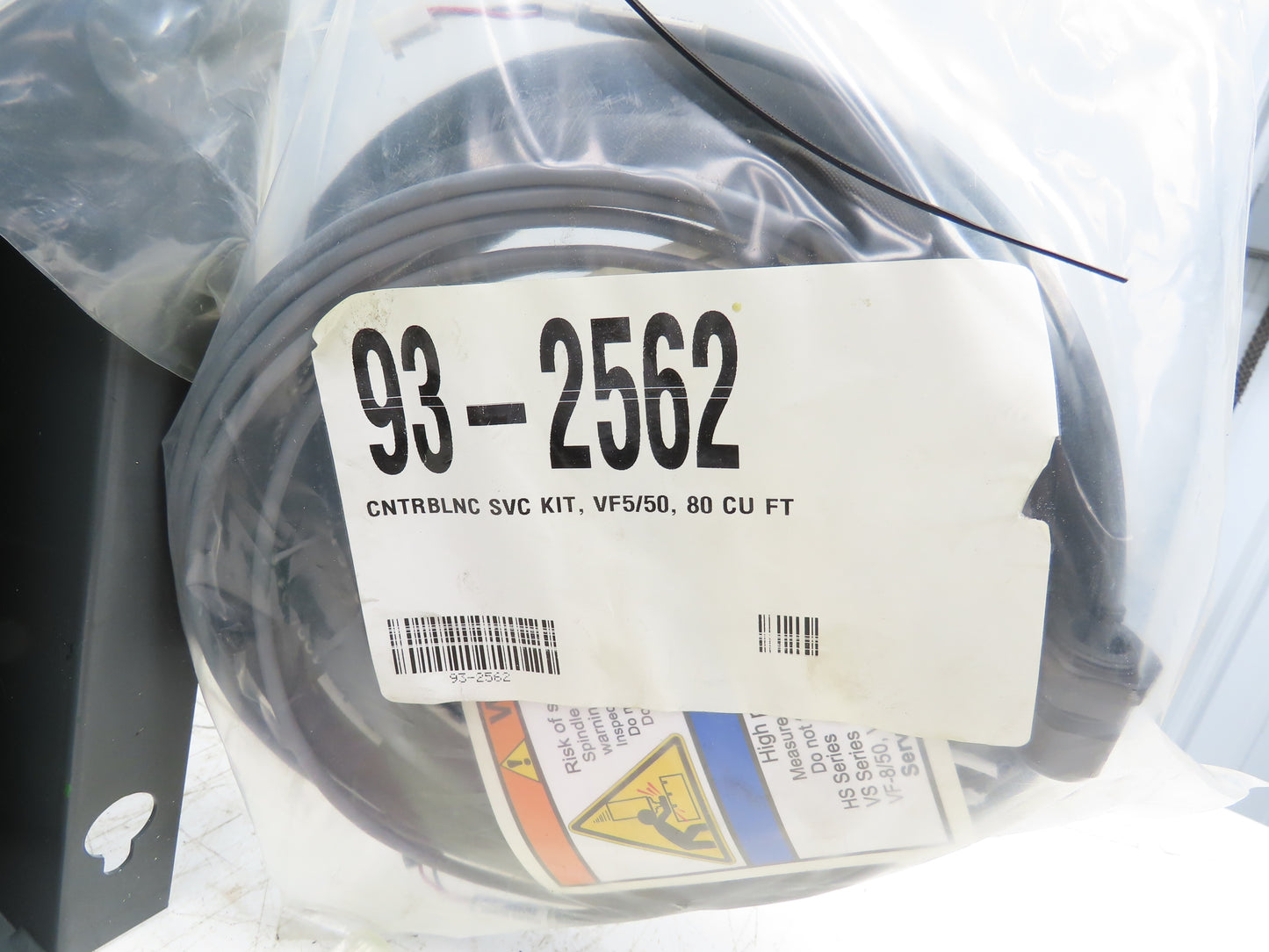 Haas 93-2562 VF3SS CNC Spindle Hydraulic Counterbalance Cylinder & Nitrogen Tank