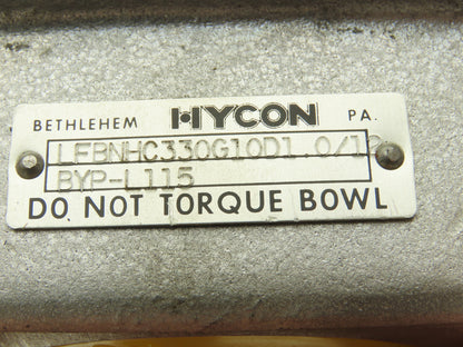 Hycon LFBNHC330G10D1 Hydraulic Oil Filter Housing Assy 1-1/2" NPT NO Filter