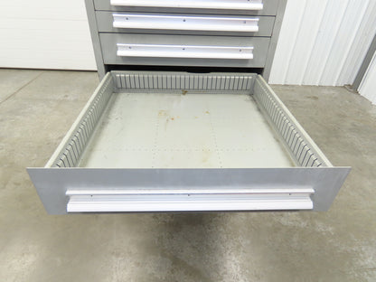 Lyon 7 Drawer Industrial Tooling Cabinet 30x29x44" Stanley Vidmar Lista Box