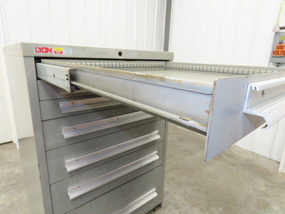 Lyon 7 Drawer Industrial Tooling Cabinet 30x29x44" Stanley Vidmar Lista Box