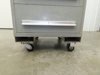Lyon 7 Drawer Industrial Tooling Cabinet 30x29x44" Stanley Vidmar Lista Box