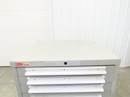 Lyon 7 Drawer Industrial Tooling Cabinet 30x29x44" Stanley Vidmar Lista Box