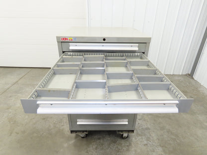 Lyon 7 Drawer Industrial Tooling Cabinet 30x29x44" Stanley Vidmar Lista Box