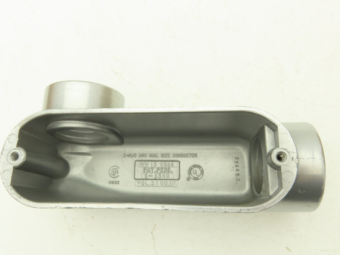 Hubbell OLL-5 LL Conduit Body Connector Size 1-1/2" 3-#1/0 AWG Lot of 5