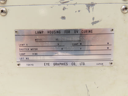 Eye Graphics UE021-426-02CNT-001 Lamp Housing for UV Curing