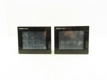 Mitsubishi GT1455-QTBDE 5.7" Color Touch Panel QVGA 24VdC Color LCD HMI Lot of 2